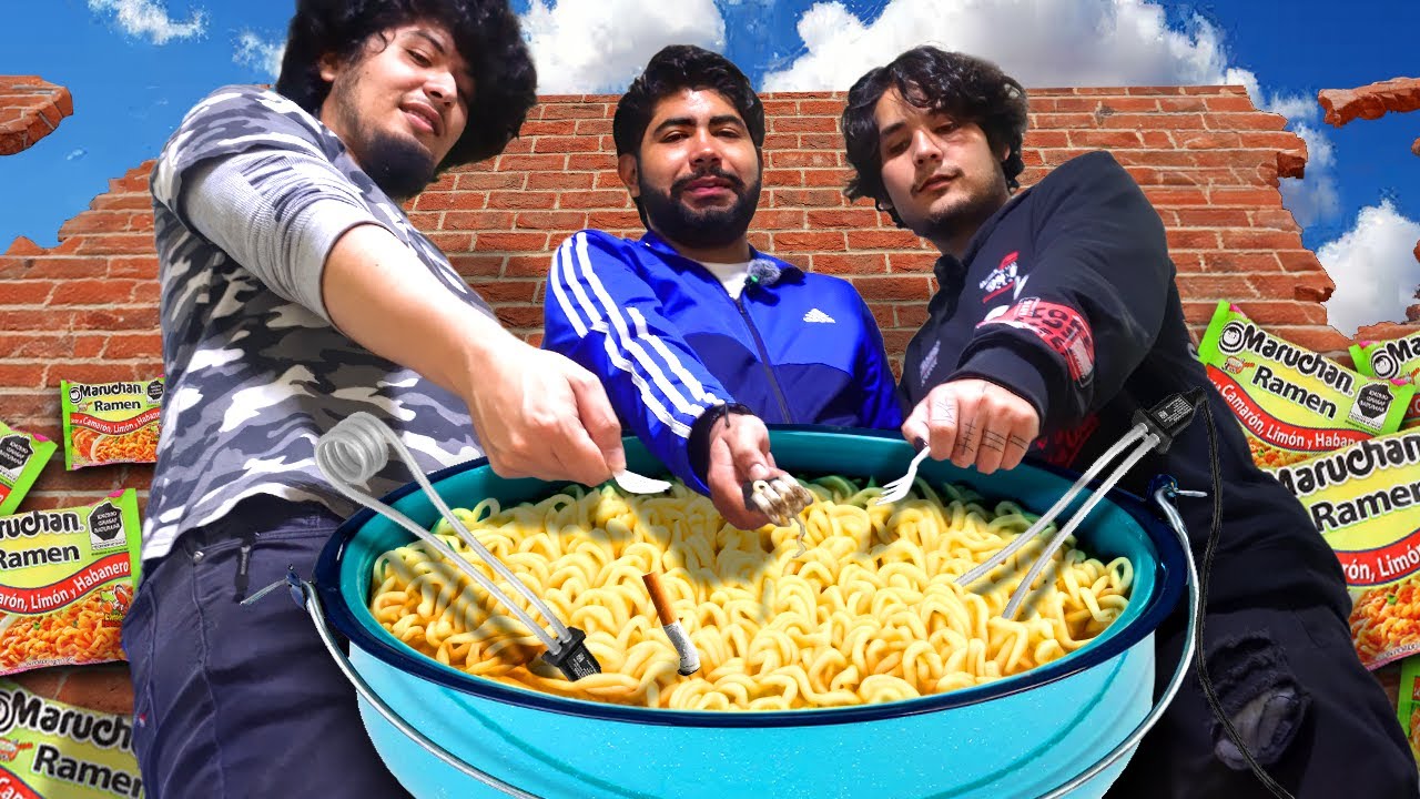 COCINAMOS MARUCHAN CON RESISTENCIAS 🧑🏿‍🍳🍜🥴