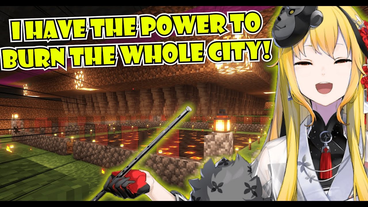 Kaela Has Been Secretly Gathering Firepower Enough To Burn Down The City!!!【HololiveID | Minecraft】
