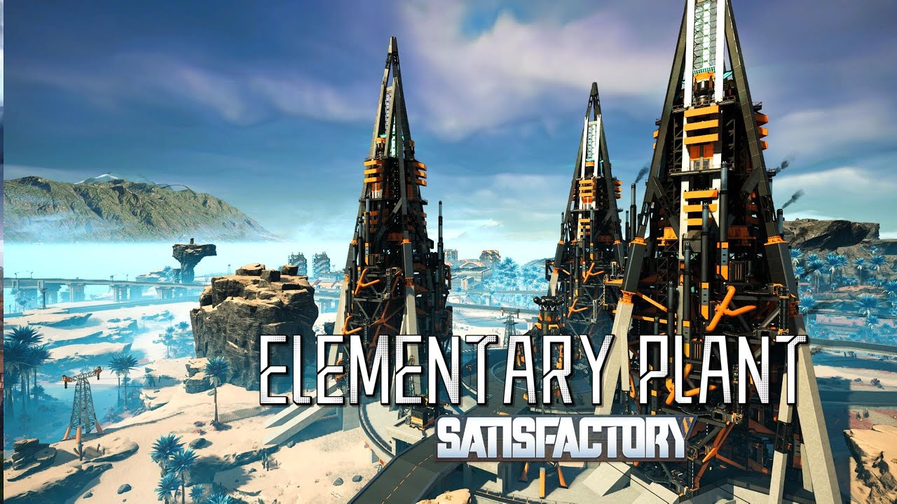 [Satisfactory] Project Planet Fusion Factory Tour Part 02 - Elementary Plant