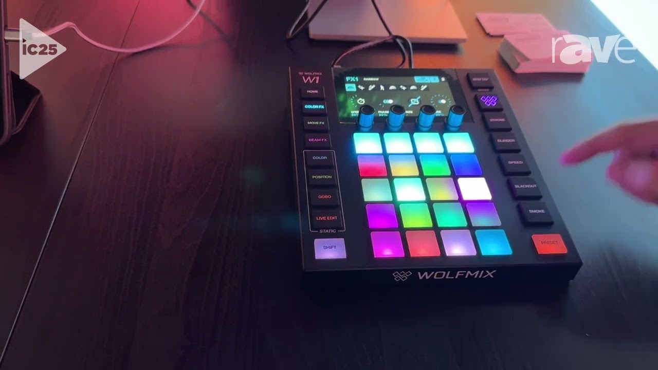 InfoComm 2025: Nicolaudie Group Highlights Wolfmix DMX Lighting Controller with 4 Universes