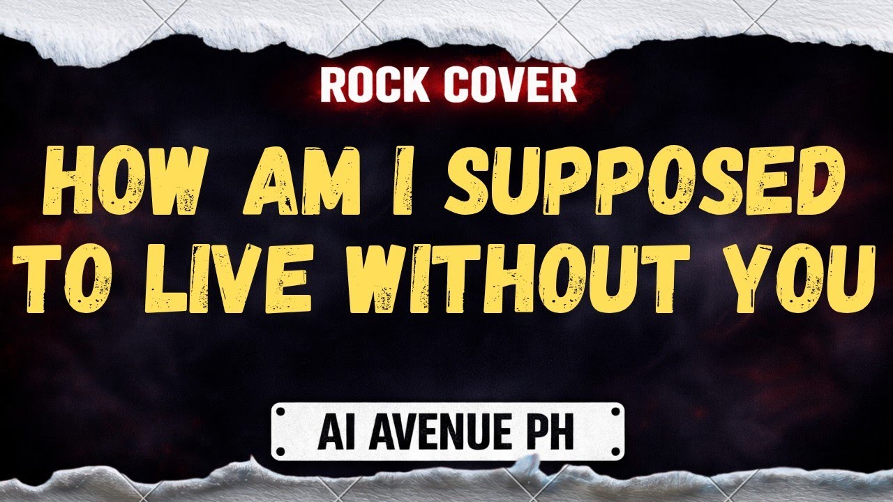 How Am I Supposed To Live Without You - (Rock Version) AI AVENUE PH #rockcover #aicover  #aiavenueph