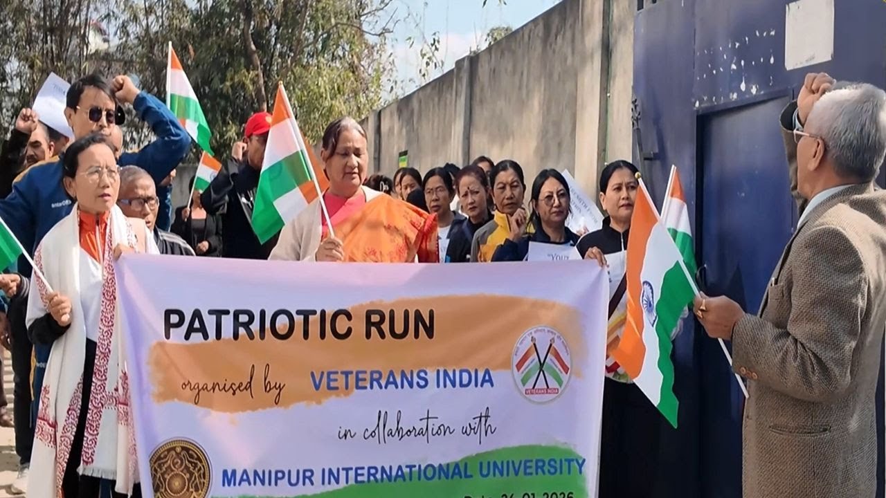Patriotic Run | Flag March 2026 | Promoting Health & National Spirit | Honouring Veterans by MIU