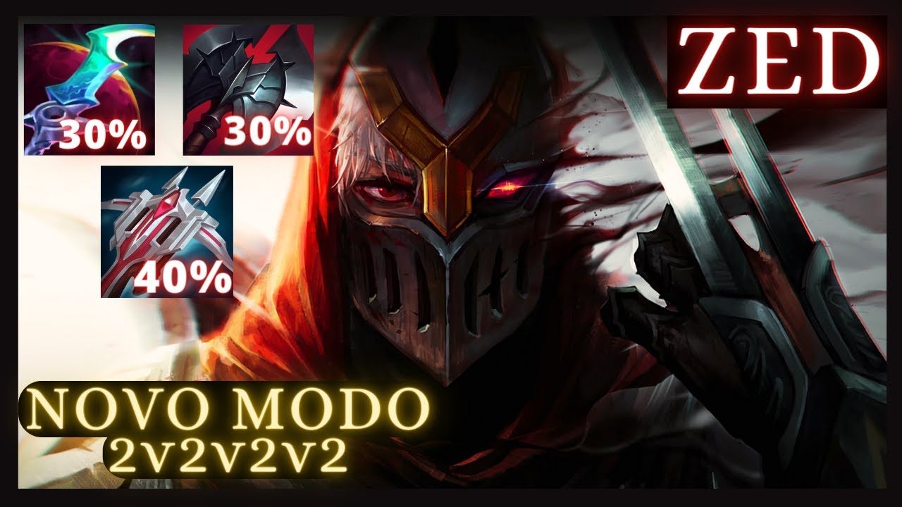 MODO 2v2v2v2 ZED ARMOR BREAKER BUILD I BLUE BUILD LETALIDADE I NERD DO ARAM I 1080p 60fps I 2023
