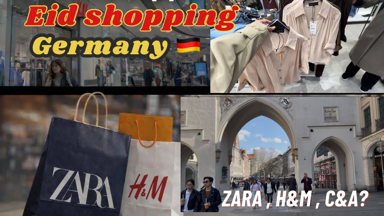 Eid Shopping in Germany 🇩🇪 | Zara & H&M Mall Vlog | Life in Germany