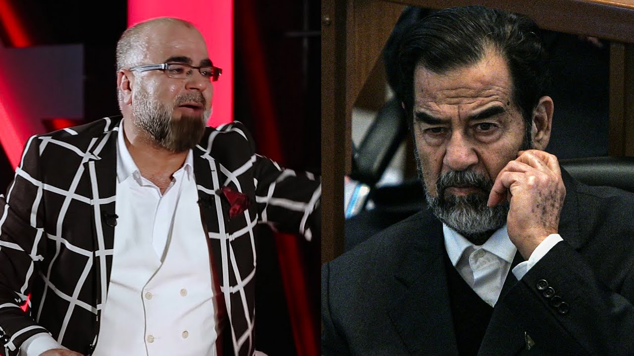 الشاعر عباس عبد الحسن يقرأ قصيدة لصدام حسين !! القصة الحقيقية لما حصل