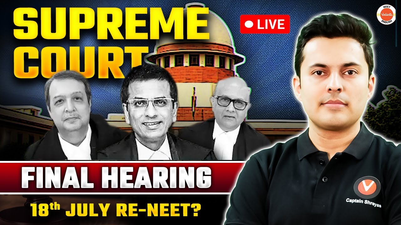 18th July Supreme Court Hearing🔴Live ⚕️ NEET NTA Scam 2024  #ntaupdates #ReNEET or #NoReNEET