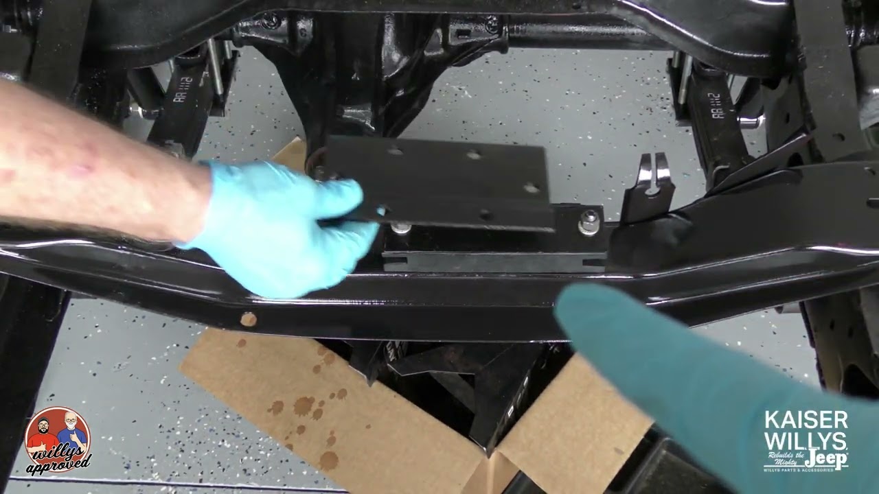 Willys Jeep Transmission and Transfer Case Mount Installation