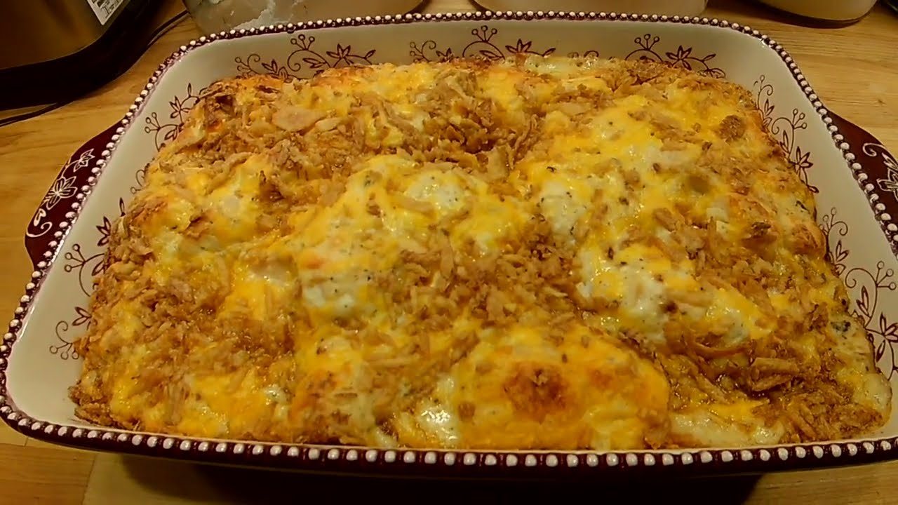 Простая и вкусная запеканка из курицы с луком по-французски!