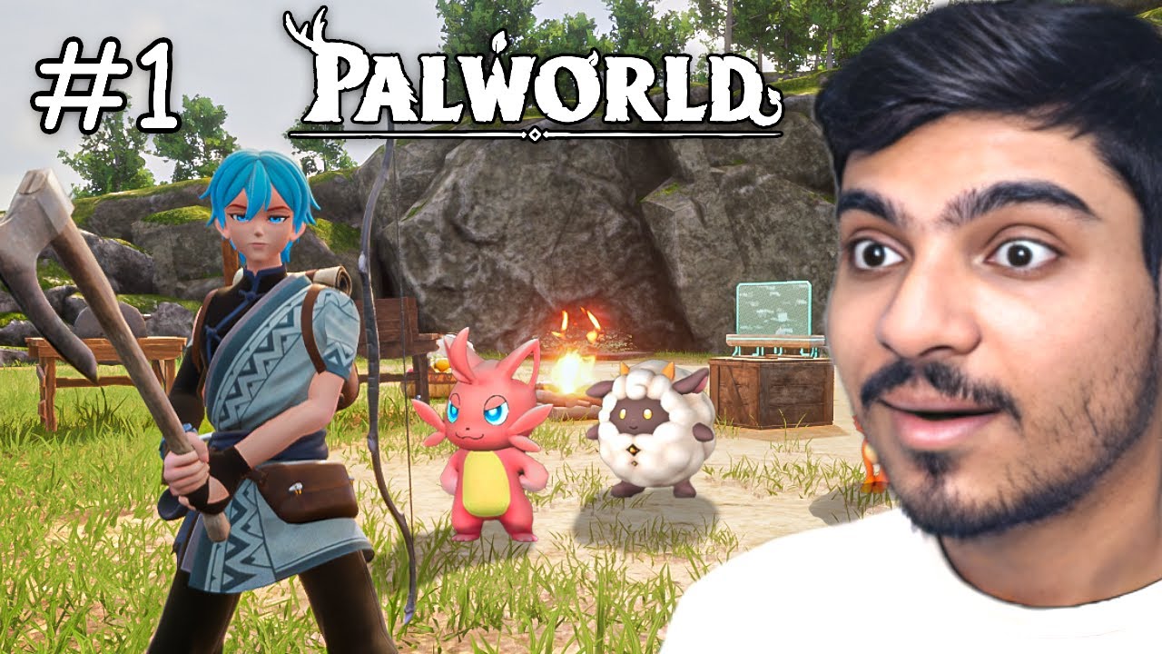 I Started My Palworld Journey in HARDCORE MODE 😱🔥 | Gameplay #1