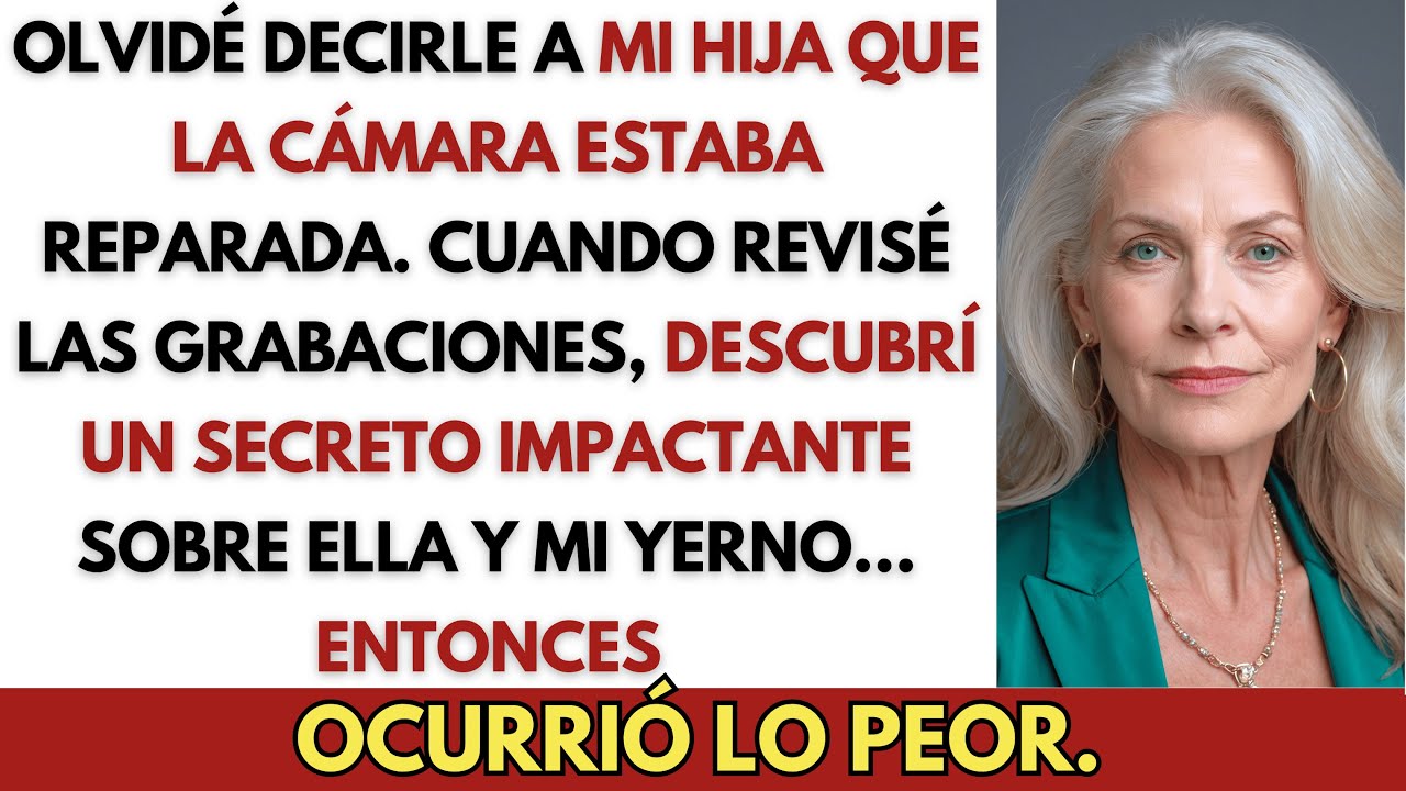 Olvidé Decirle a Mi Hija que la Cámara Volvía a Funcionar. Cuando Revisé las Grabaciones, Quedé Ató