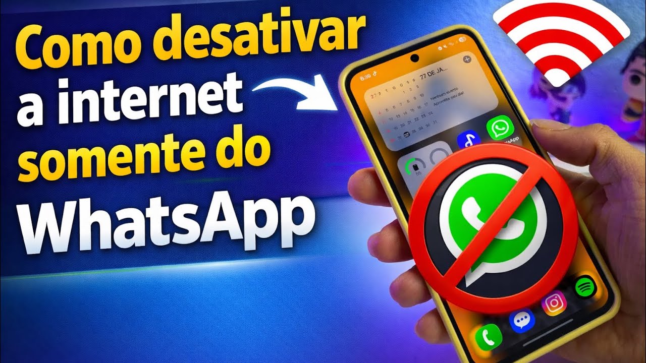 COMO DESATIVAR A INTERNET SOMENTE DO WHATSAPP 