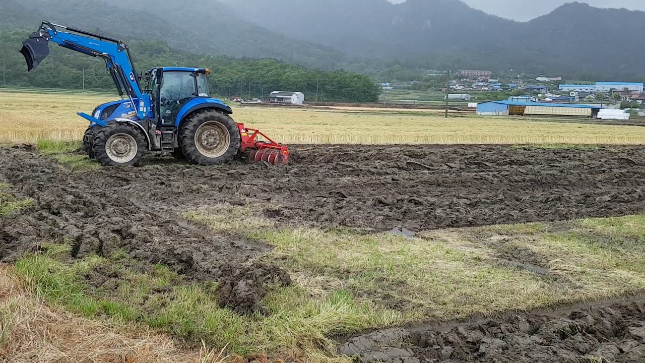 T5.120  원판쟁기작업