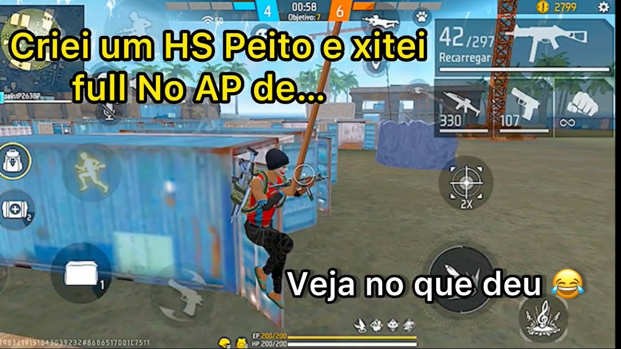 Eu criei um HS Peito INDETECT&Aacute;VEL, ADM n&atilde;o achou Nada😂
