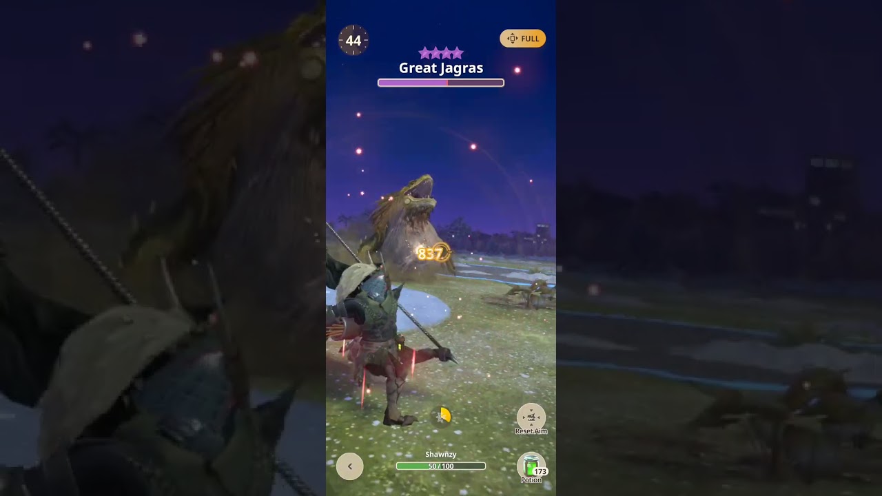 Monster Hunter Now - g9 Black Diablos bow vs 9* Great Jagras