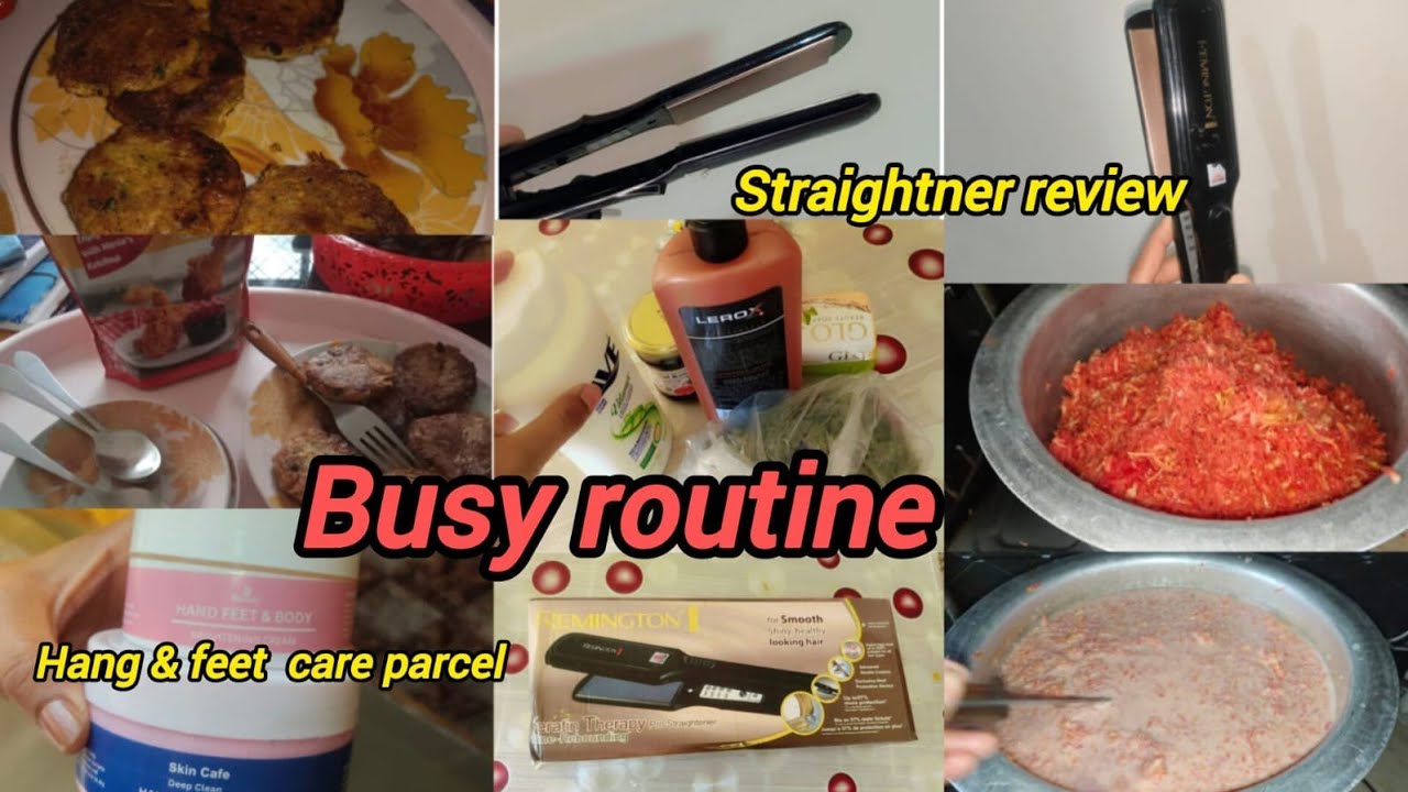 Busy Routine | Winter Special Gajar Ka Halwa | Straightener Honest Review