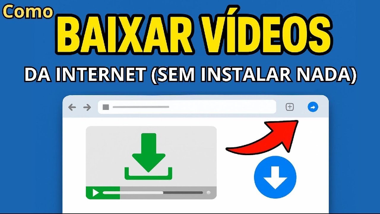 Como baixar QUALQUER v&iacute;deo da internet (sem instalar nada)