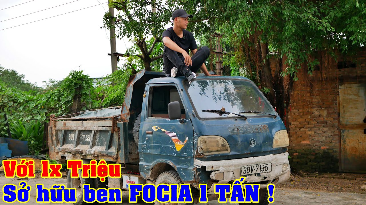 Chỉ với 1x Triệu sở hữu ngay cho mình xe tải ben 1 tấn Forcia 2009 | Dũng Xe Tải Đông Anh