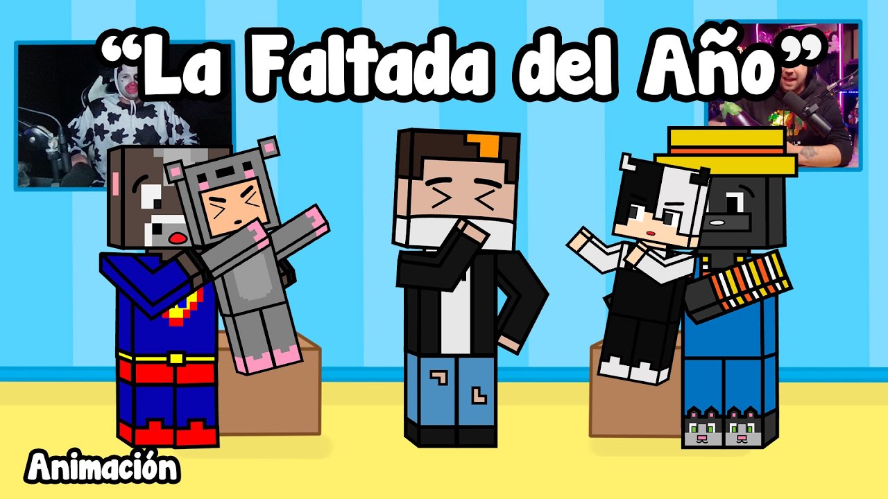 aXoZer e Imantado pelean  (LA FALTADA DEL AÑO) - Animación de Auron, Noni, aXoZer, Imantado, Focus