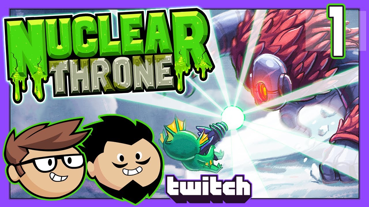 Nuclear Throne Let's Play: Team Rage Wasteland - PART 1 - TenMoreMinutes Twitch VOD