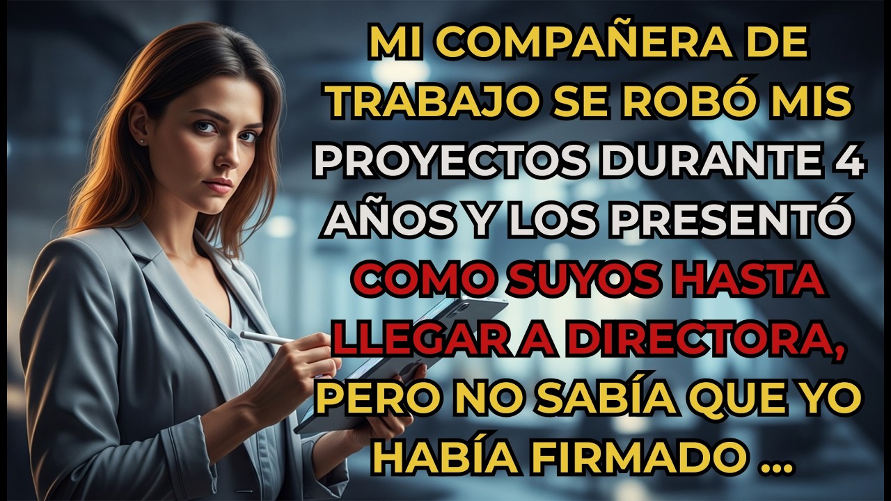 Mi compañera de trabajo se robó mis proyectos durante 4 años y los presentó como suyos hasta ...