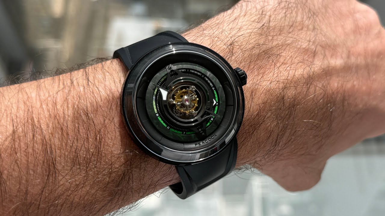 Black Hole on the wrist: Peacock Central Tourbillon