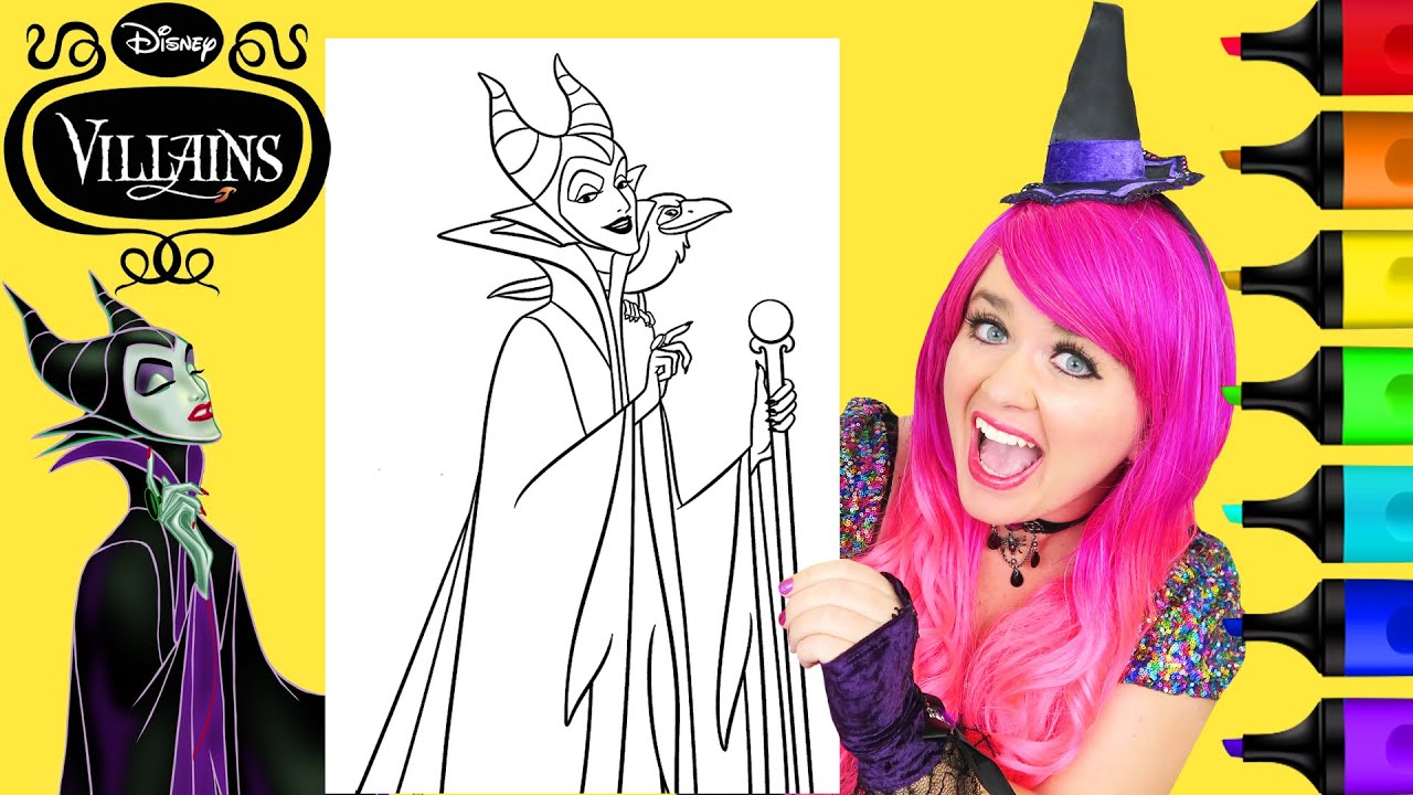 Coloring Maleficent | Disney Villains