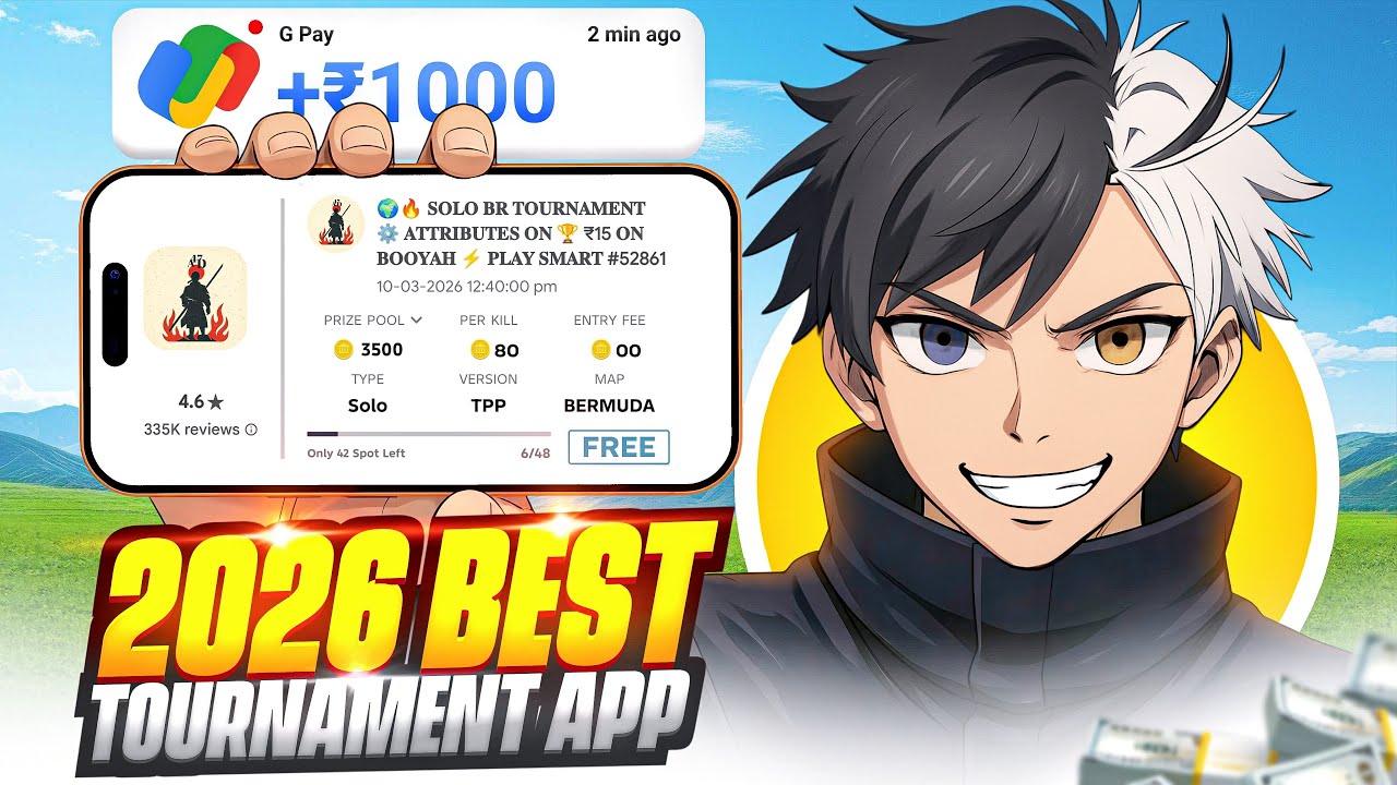 GOVERNMENT VERIFIED TOURNAMENT APP 😱 || DAILY EARNING 1000₹INR 🤫 || BY PLAYING TOURNAMENT ⁉️