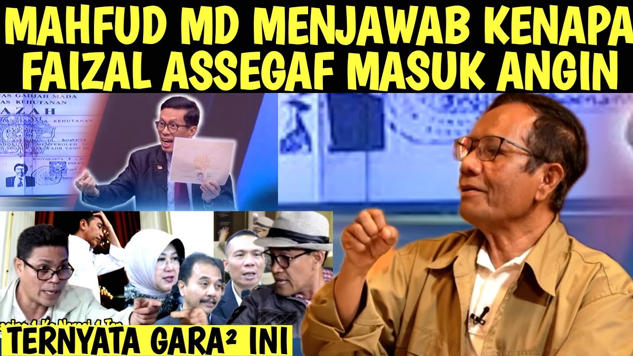 MAHFUD MD MENGUNGKAP KENAPA FAIZAL ASSEGAF BERTENGKAR HEBAT DENGAN REFLY HARUN PASCA PERTEMUAN DI...
