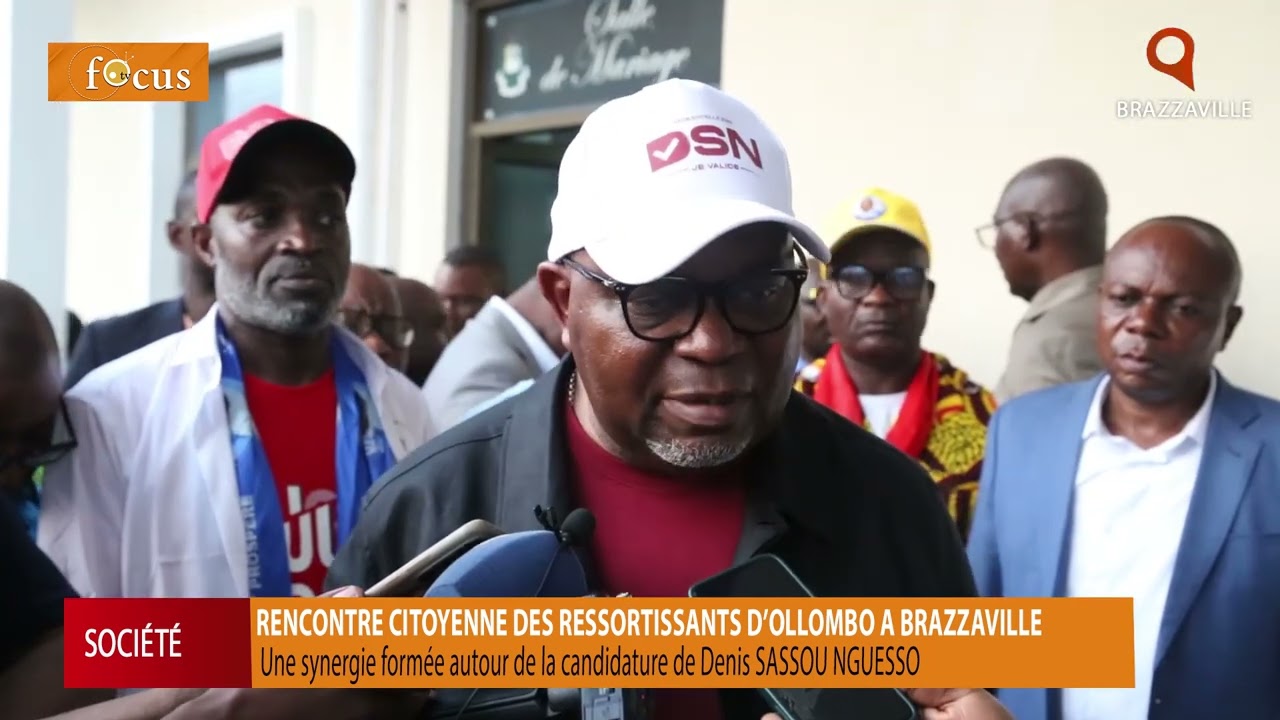 Les populations d'Ollombo rangées derrière le candidat Denis SASSOU-NGUESSO. 