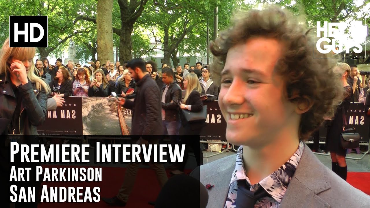 Art Parkinson San Andreas World Premiere Interview