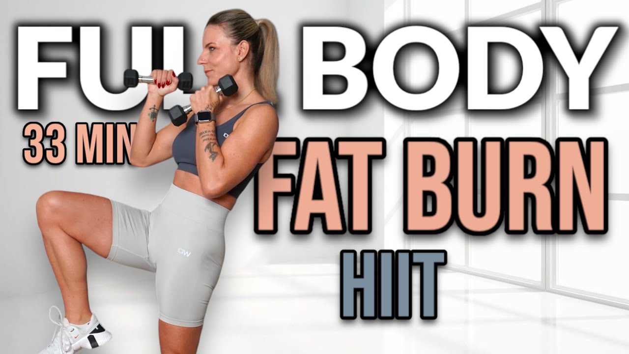 33 MIIN FULL BODY 🔥 HIIT & FAT BURN +LIGHT WEIGHTS