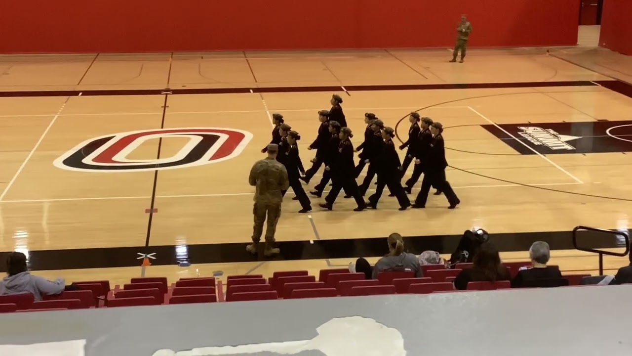   Benson JROTC Female Varsity Unarmed Regulation Drill Team. UNO Drill Competition, 2026. 