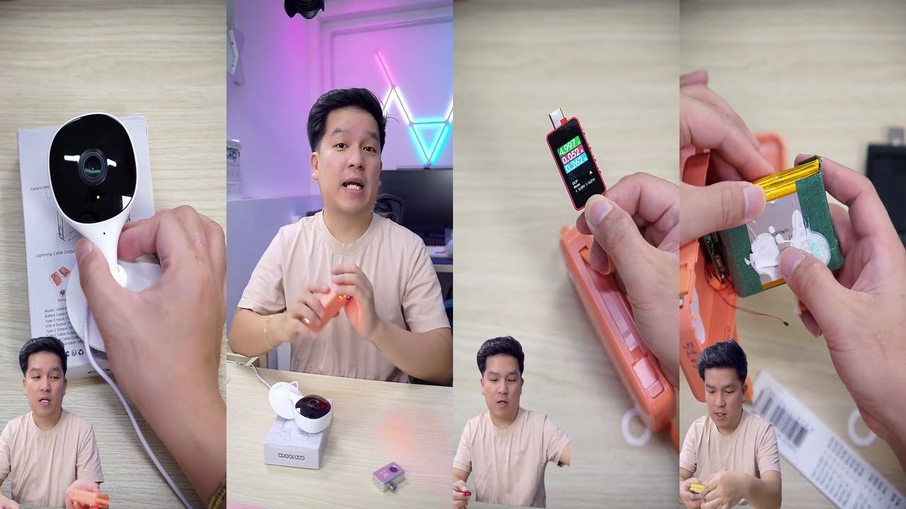 REVIEW SẠC DỰ PHÒNG TÍCH HỢP SOI CAMERA ẨN BẢO VỆ CHỊ EM