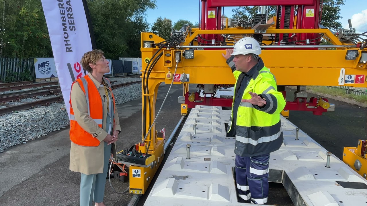 Louise Fall, Vice Principal of the City of Wolverhampton College on Rail Training Centre launch