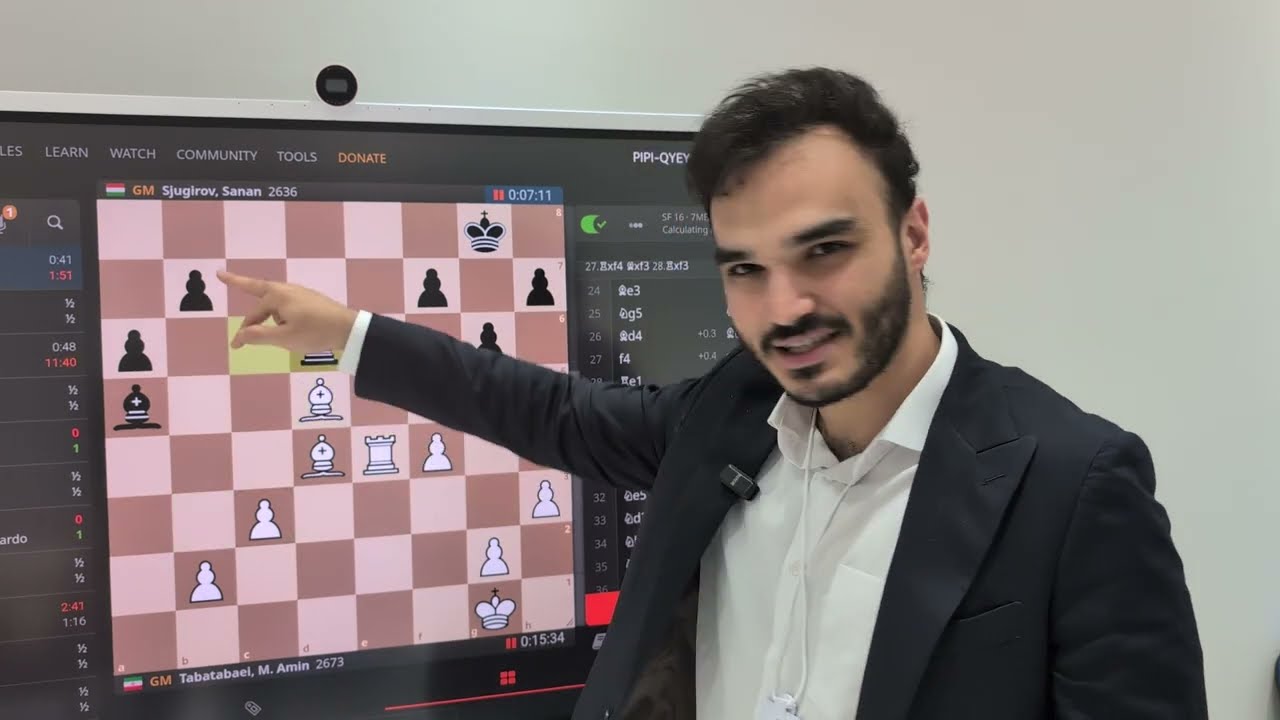 Amin Tabatabaei | Analysis & Interview | Fujairah Superstars 2025 | Round 6 vs Sanan Sjugirov