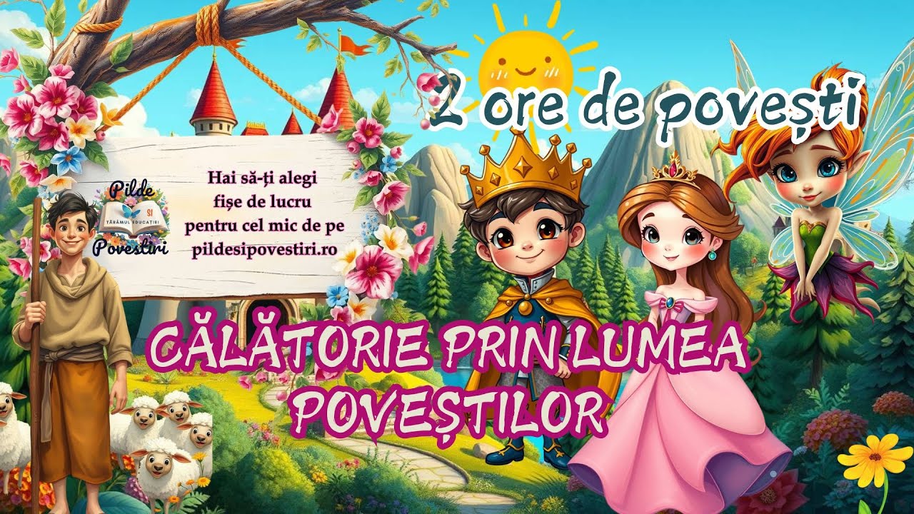 🎶 Călătorie prin Lumea Basmelor | 5 Povești pentru copii | Povești rom&acirc;nești 🎶