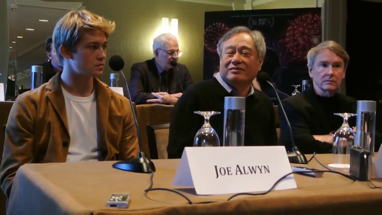 Joe Alwyn Interview premiere BILLY LYNN'S LONG HALFTIME WALK PRESS CONFERENCE