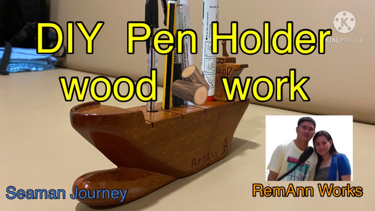 DIY  Pen Holder / 🪵 Wood Work