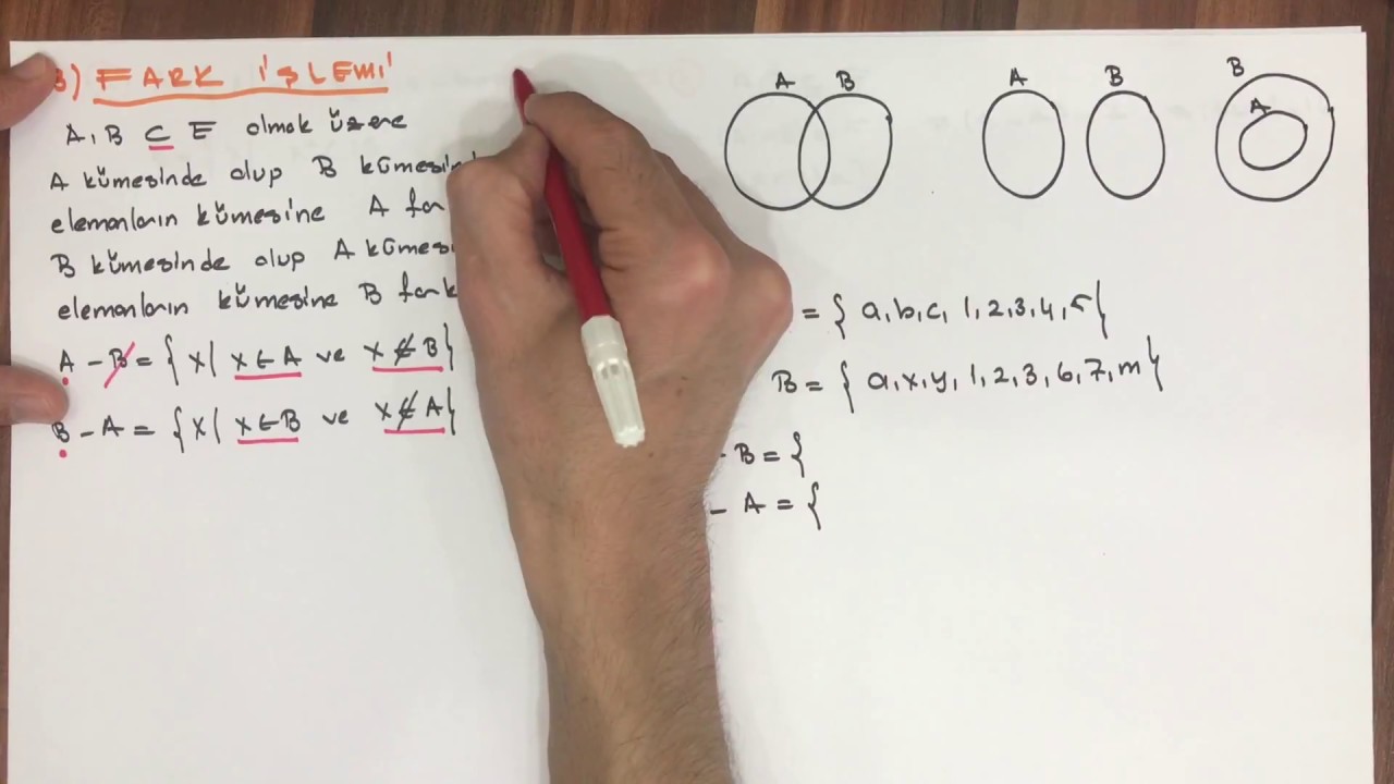 K&Uuml;MELER - 3 (K&Uuml;MELERDE İŞLEMLER KONU ANLATIMI)