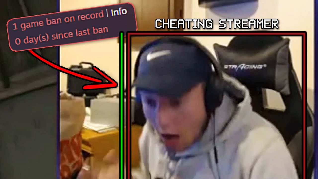 Closet Cheating Twitch Streamer Gets Stream Sniped and Rages