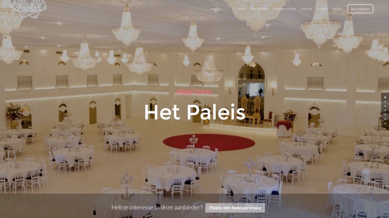 Feestzaal Het Paleis | Regel je feest op Salonlar.nl