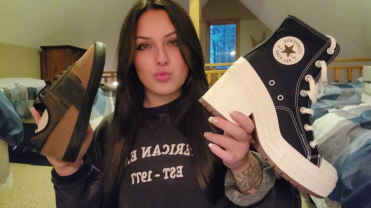 ASMR — постукивание и царапание обувью и одеждой!