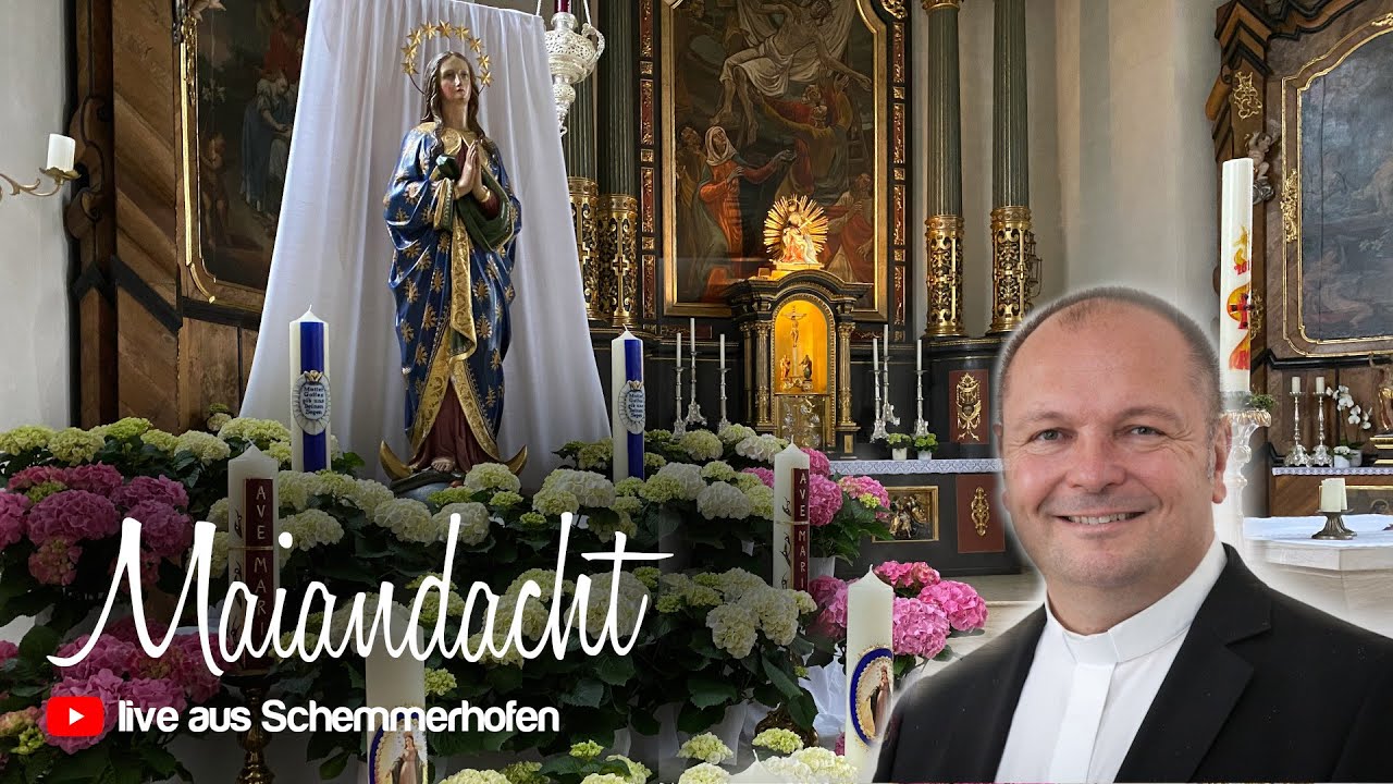 Eröffnung der Maiandachten mit Weihbischof Gerhard Schneider (Rottenburg-Stuttgart)