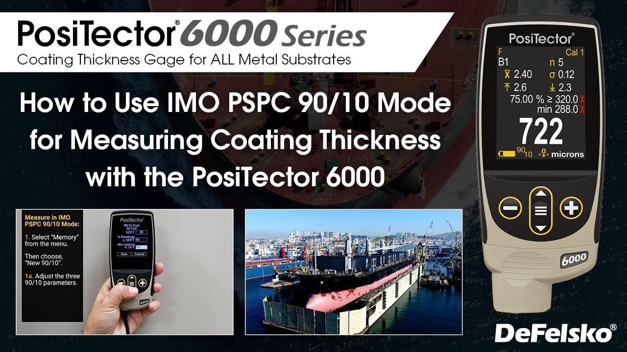 PosiTector 6000 PSPC 9010 Mode Español