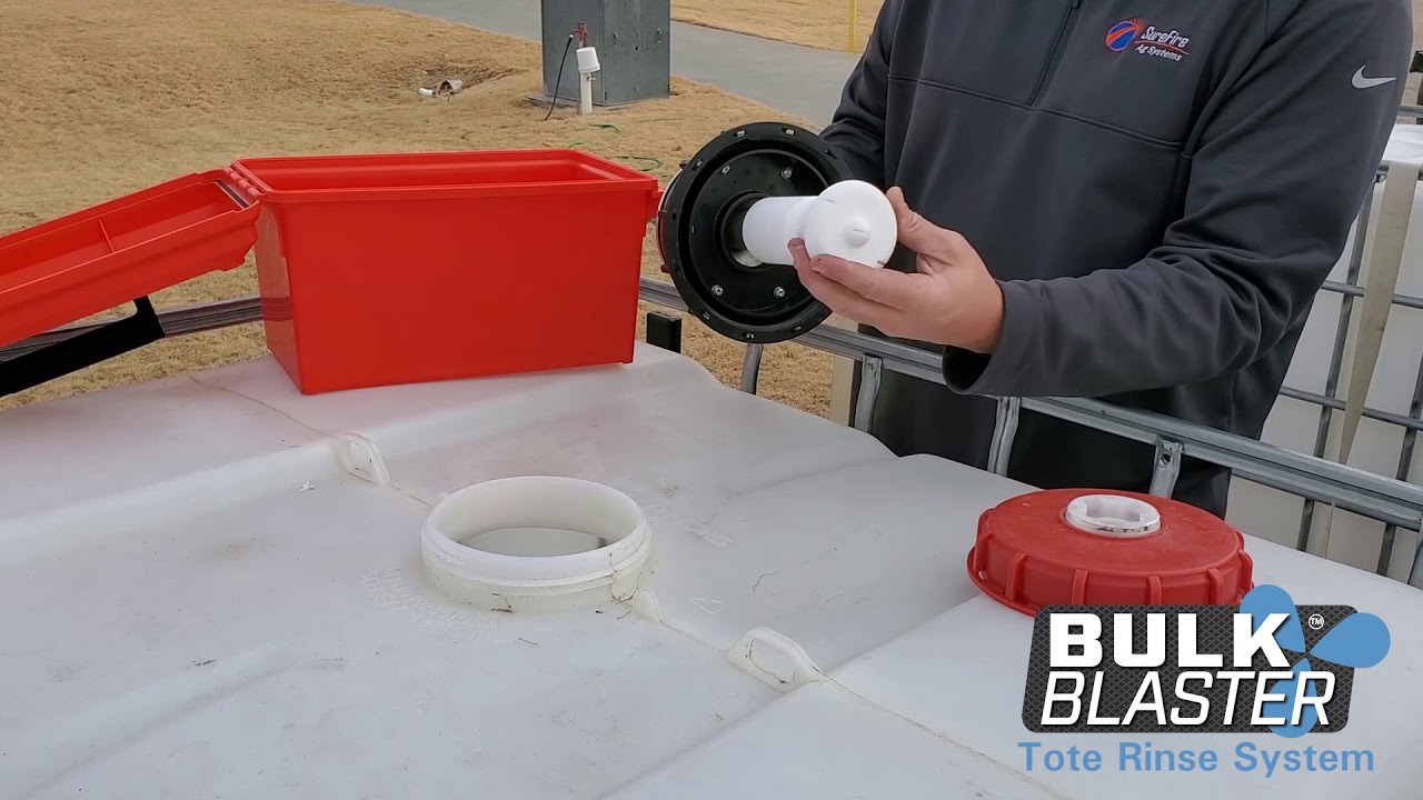 BulkBlaster Tote Rinse System