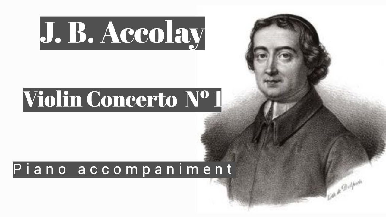 Accolay - Violin Concerto in A minor - Piano Accompaniment