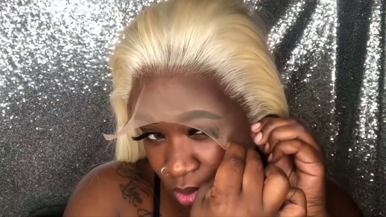 Transparent Blonde Lace on Dark Brown Skin  VERY VERSATILE  1 WIG 3 Styles‼️ Ft MSCOCO HAIR