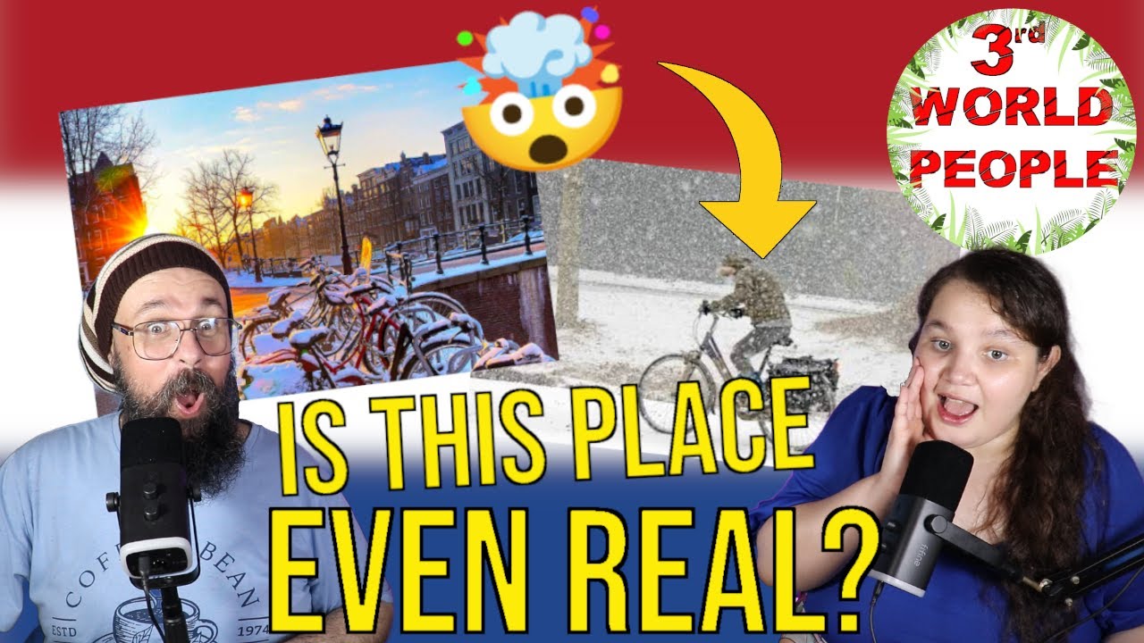 3rd WORLD PEOPLE REACT: SNOWSTORM IN THE NETHERLANDS | NETHERLANDS REACTION