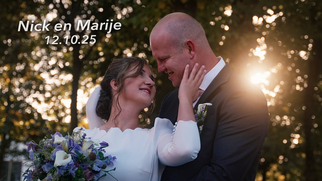 Bruiloft Nick & Marije - 12 september 2025 | Trouwfilm impressie
