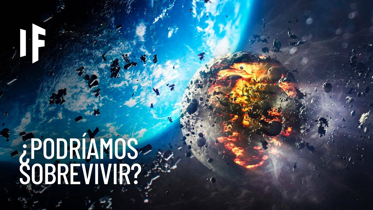 ¿Qué pasaría si un asteroide rompiera la Luna en dos?